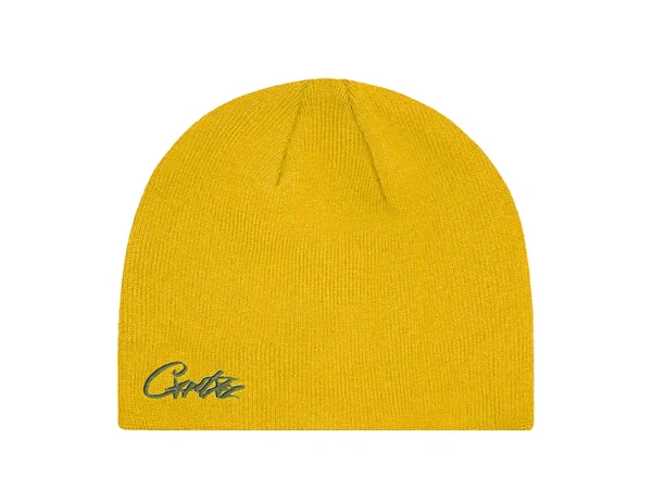 Corteiz Yellow Skull Cap Beanie