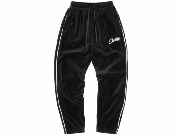 Corteiz VVS Velour Bottoms Black