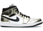 Jordan 1 Mid Metallic Gold Black White - DC1419-700 - Acquista su ResellPiacenza
