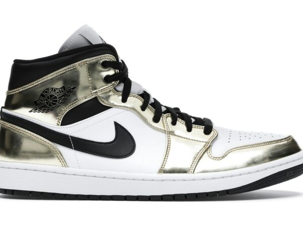 Jordan 1 Mid Metallic Gold Black White - DC1419-700 - Acquista su ResellPiacenza
