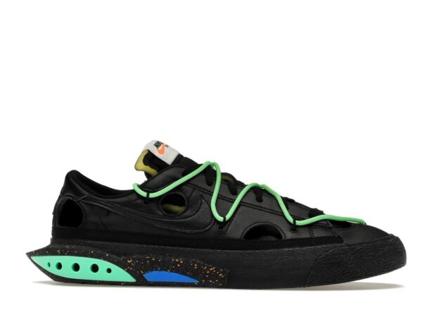 Nike Blazer Low Off-White Black Electro Green - DH7863-001-gallery-1 - Acquista su ResellPiacenza