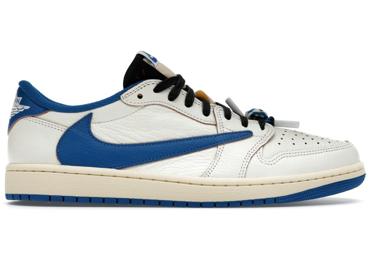 Jordan 1 Retro Low OG SP Fragment x Travis Scott Sail Military Blue - DM7866-104 - Acquista su ResellPiacenza