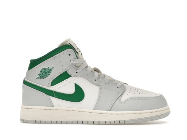 Jordan 1 Mid White Pure Platinum Pine Green (GS) - DQ8423-142-gallery-1 - Acquista su ResellPiacenza