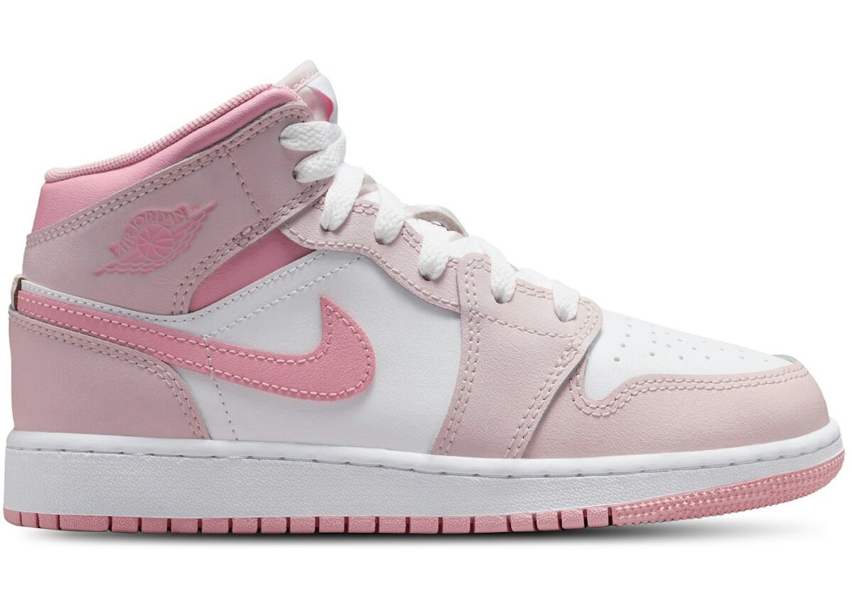 DQ8423-600.jpg Jordan 1 Mid Pearl Pink White (GS) - DQ8423-600 - Acquista su ResellPiacenza