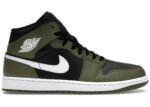 Jordan 1 Mid Black White Olive - DQ8426-092 - Acquista su ResellPiacenza