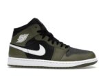 Jordan 1 Mid Black White Olive - DQ8426-092-gallery-1 - Acquista su ResellPiacenza