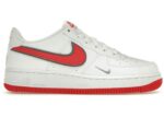 Nike Air Force 1 White Habanero Red Mini Swoosh (GS) - DX9269-101 - Acquista su ResellPiacenza