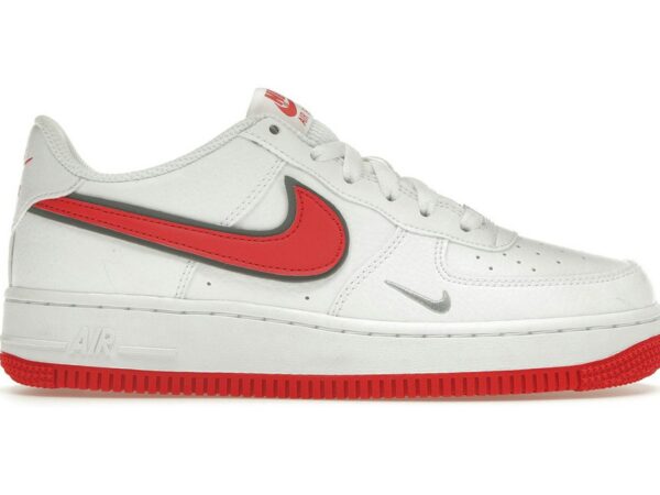 Nike Air Force 1 White Habanero Red Mini Swoosh (GS) - DX9269-101 - Acquista su ResellPiacenza