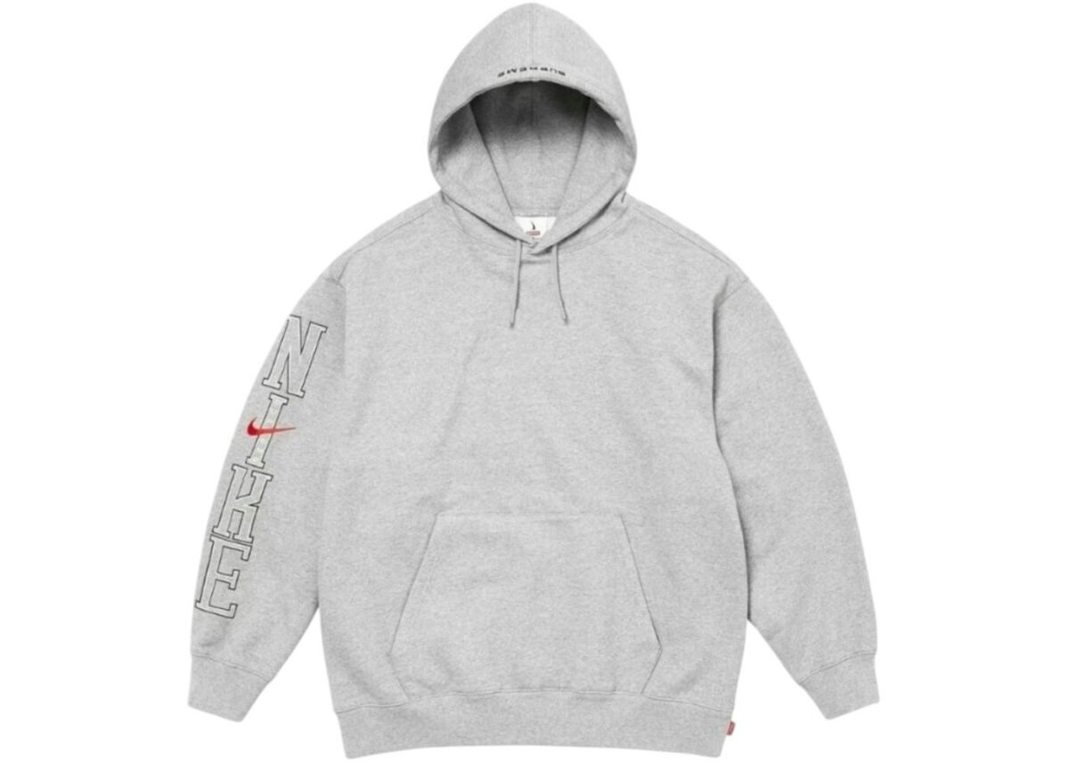 Nike x Supreme Hoodie (SS24) Grey - FQ0759-063 - Acquista su ResellPiacenza