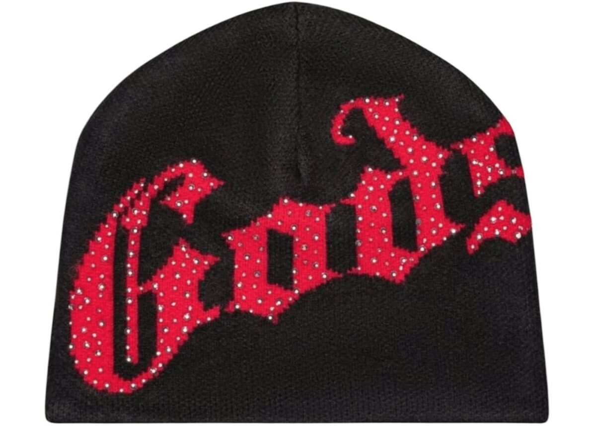 G-OGLSBBR.jpg Godspeed OG Logo Studded Beanie Black/Red - G-OGLSBBR - Acquista su ResellPiacenza