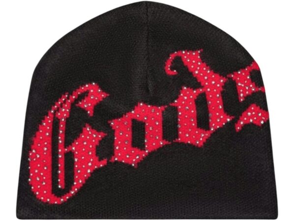 Godspeed OG Logo Studded Beanie Black/Red - G-OGLSBBR - Acquista su ResellPiacenza
