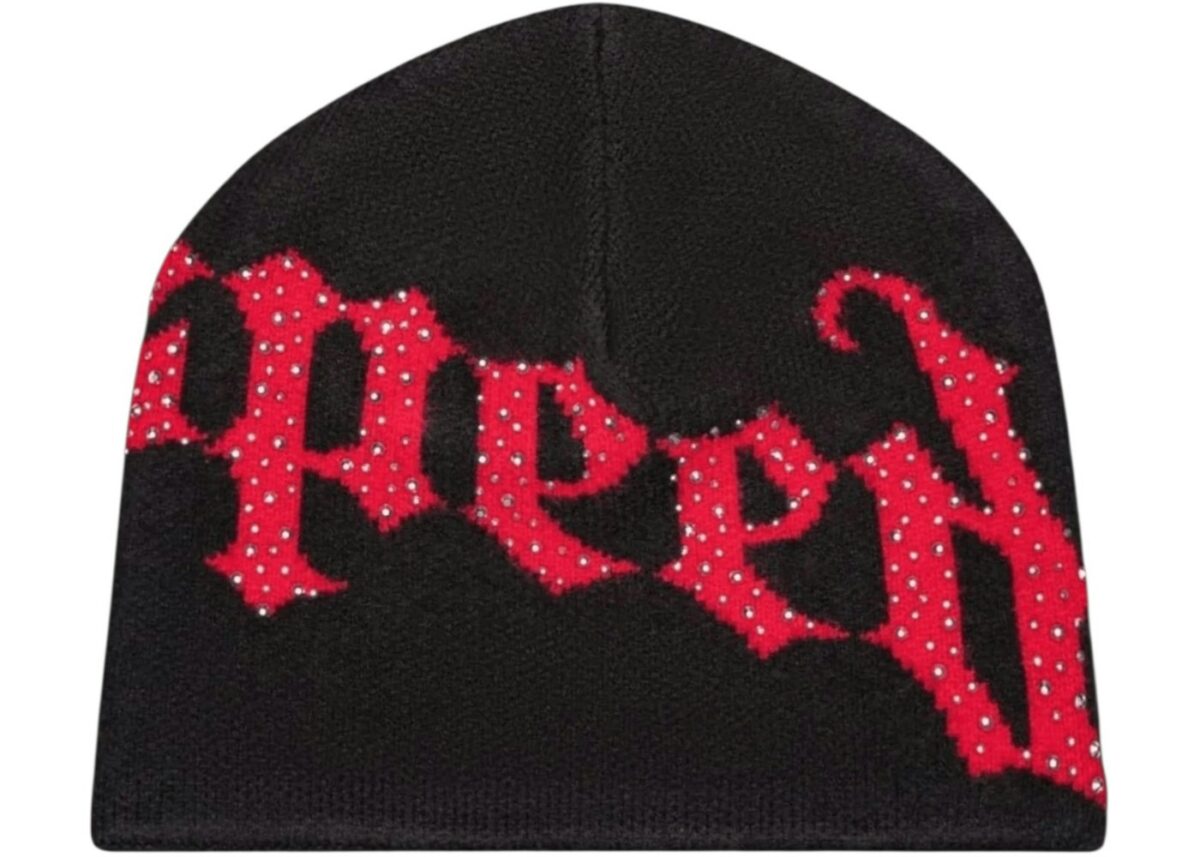 Godspeed OG Logo Studded Beanie Black/Red - G-OGLSBBR-gallery-1 - Acquista su ResellPiacenza