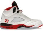 Jordan 5 Retro Fire Red Black Tongue (2025) - HQ7978-101 - Acquista su ResellPiacenza