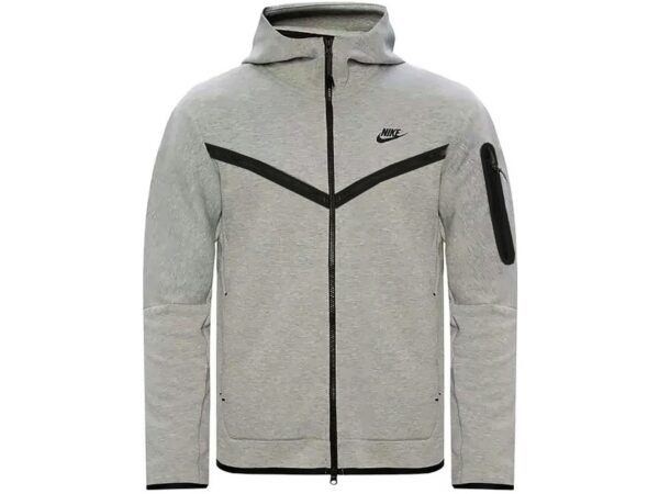 Nike Sportswear Tech Fleece Windrunner Full Zip Hoodie (FW24) Dark Grey Heather/Black - HV0949-063 - Acquista su ResellPiacenza