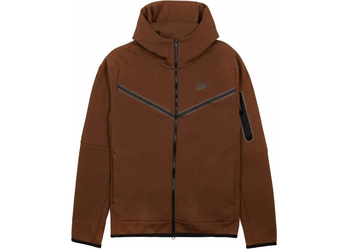 Nike Sportswear Tech Fleece Full-Zip Hoodie Cacao Wow/Black - HV5867-237 - Acquista su ResellPiacenza
