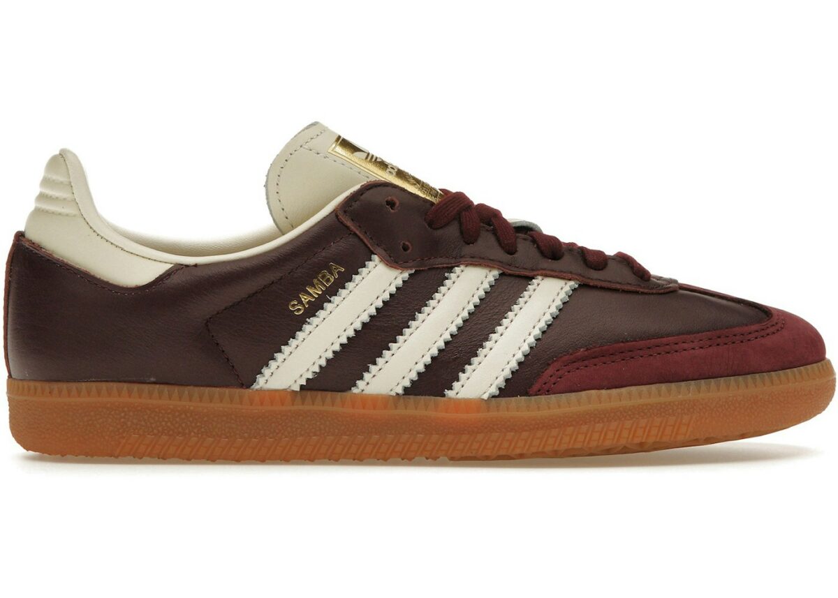 adidas Samba OG Maroon Gold Metallic (Women's) - ID0477 - Acquista su ResellPiacenza