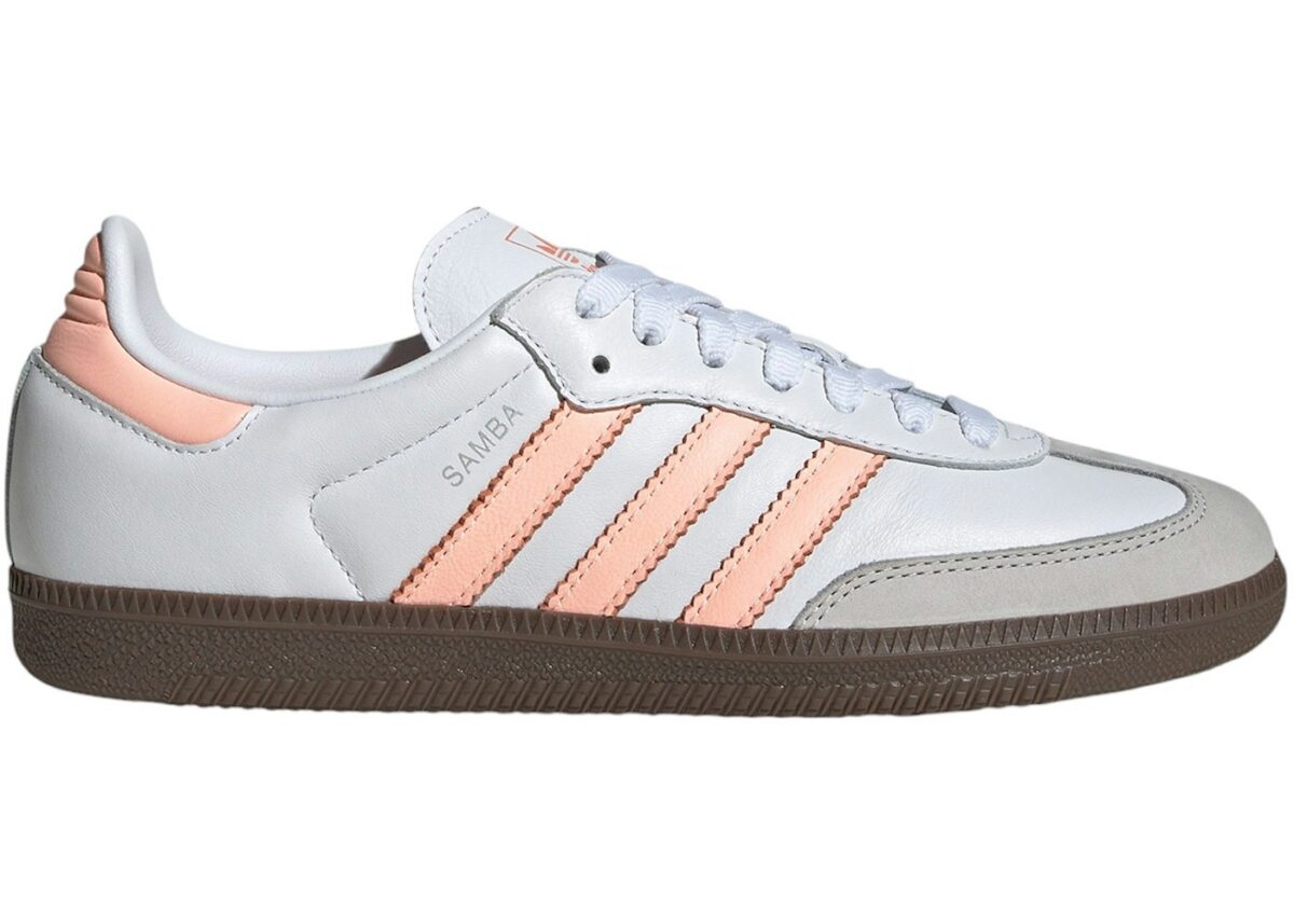 adidas Samba OG Cloud White Clear Orange Semi Coral (Women's) - JH5687 - Acquista su ResellPiacenza