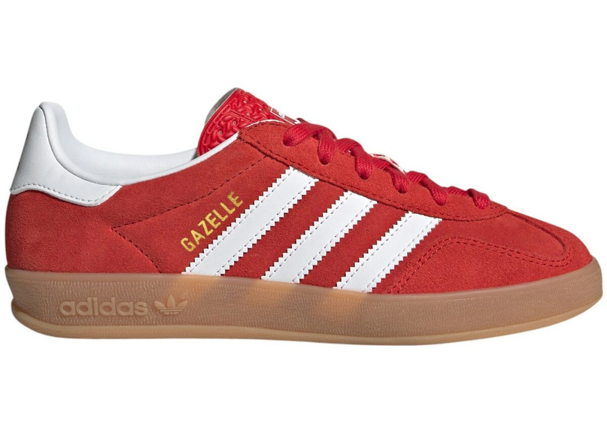 adidas Gazelle Indoor Better Scarlet Cloud White Gum (GS) - JS3801 - Acquista su ResellPiacenza