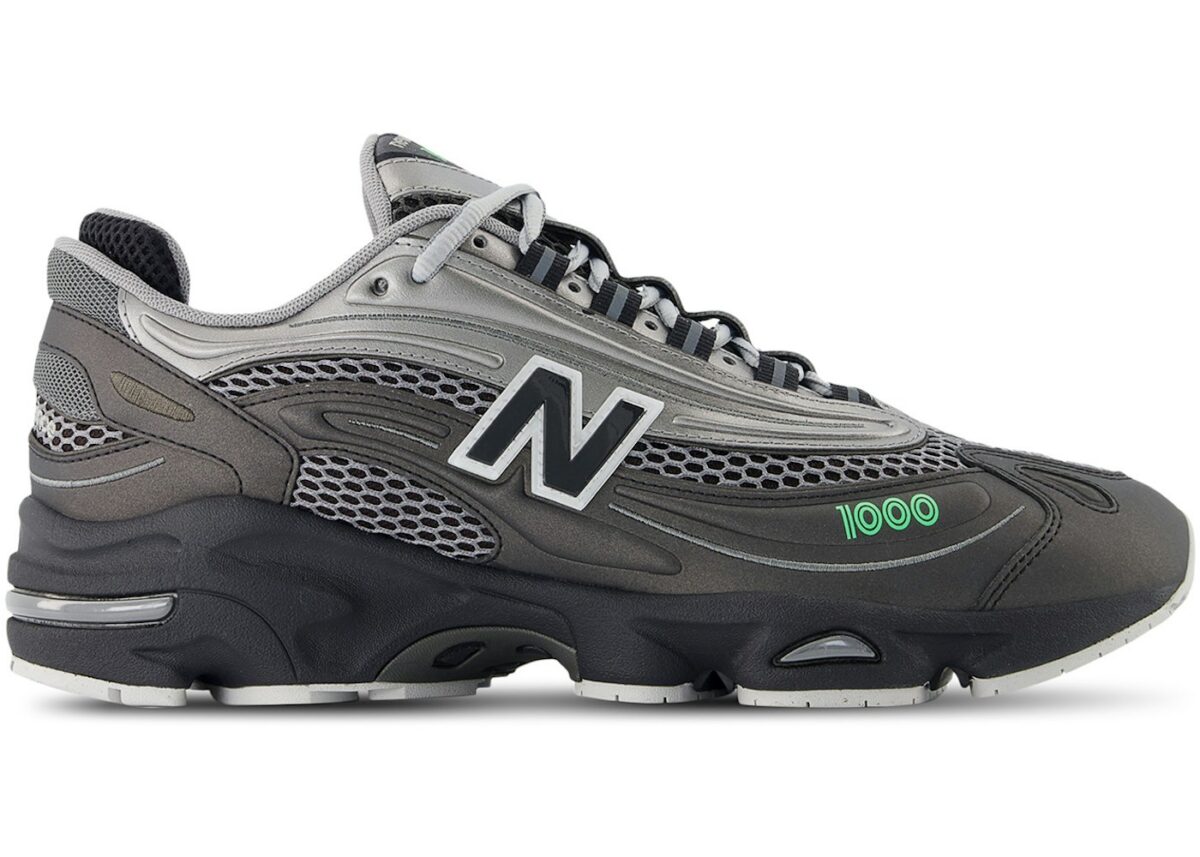 New Balance 1000 Dark Silver Metallic Lime Leaf - M1000T - Acquista su ResellPiacenza