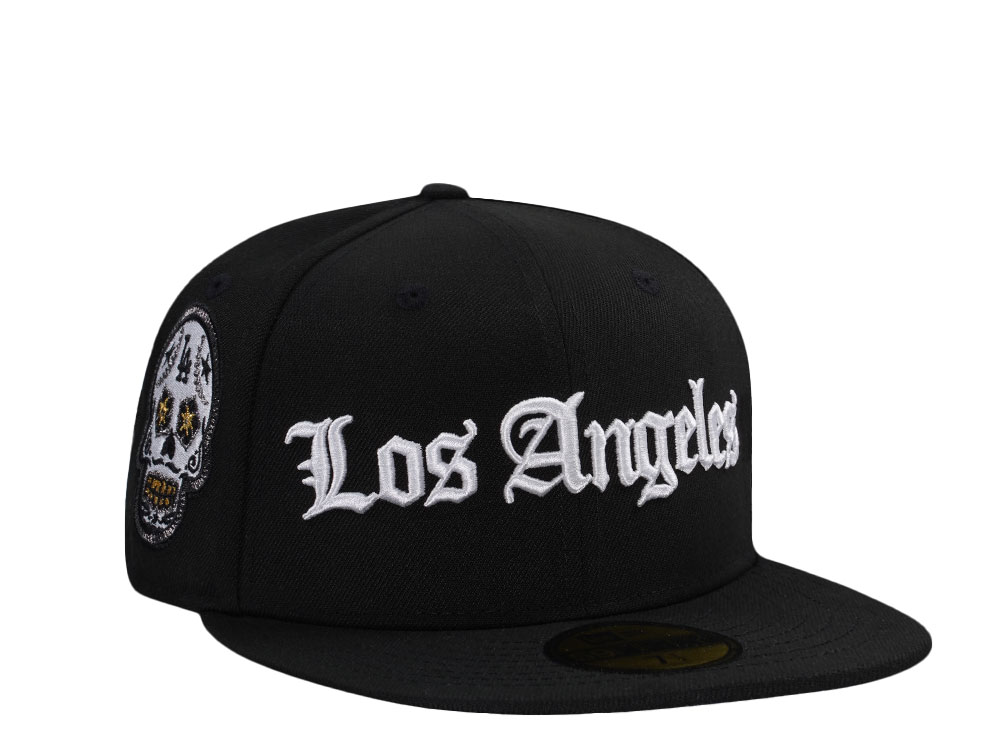 NE-EXC-NES8661-7-095.jpg New Era® Los Angeles Dodgers Old Script Skull Black Prime Edition 59Fifty Fitted Cap - NE-EXC-NES8661-7-095 - Acquista su ResellPiacenza