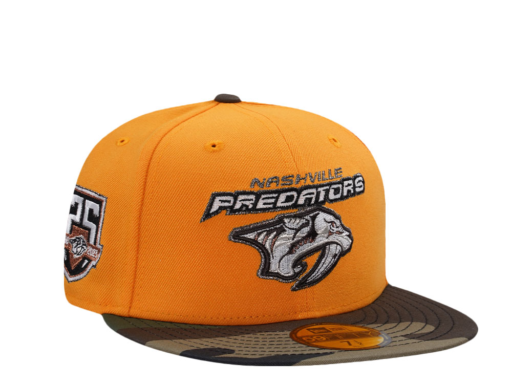 NE-EXC-NES8854-712-065.jpg New Era® Nashville Predators 25th Anniversary Yellow Two Tone Edition 59Fifty Fitted Cap - NE-EXC-NES8854-712-065 - Acquista su ResellPiacenza