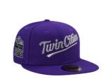 New Era® Minnesota Twins Inaugural Season 2010 Purple Prime Edition 59Fifty Fitted Cap - NE-EXC-NES9128-712-045 - Acquista su ResellPiacenza