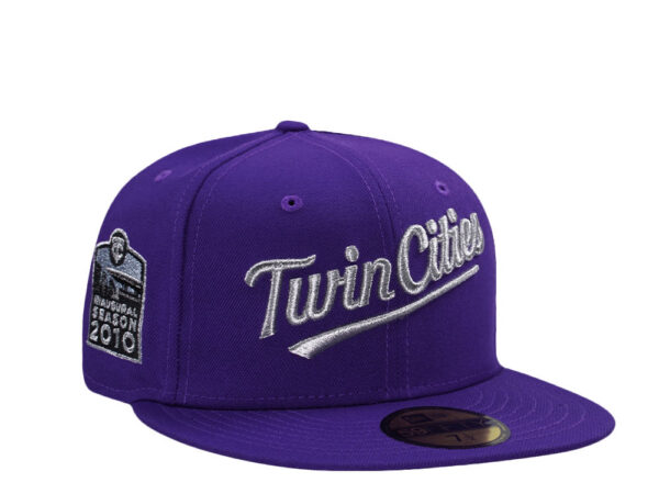 New Era® Minnesota Twins Inaugural Season 2010 Purple Prime Edition 59Fifty Fitted Cap - NE-EXC-NES9128-712-045 - Acquista su ResellPiacenza