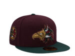 New Era® Mexico Aztec Warrior Mask Maroon Edition 59Fifty Fitted Cap - NE-EXC-NES9544-7-110 - Acquista su ResellPiacenza