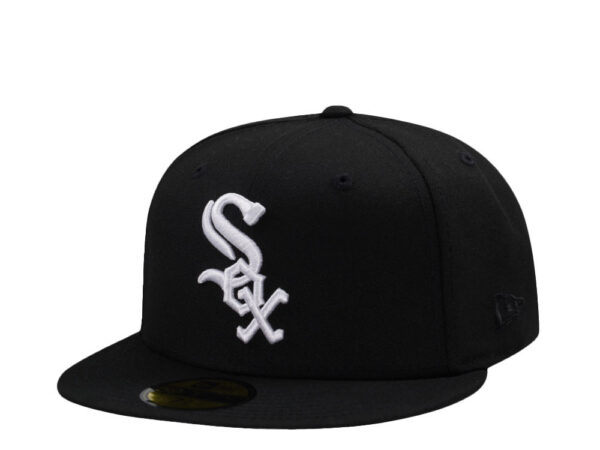 New Era® Chicago White Sox Black Classic Edition 59Fifty Fitted Cap - NE-EXC-NES9881-718-119 - Acquista su ResellPiacenza