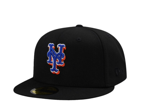 New Era® New York Mets Black Classic Edition 59Fifty Fitted Cap - NE-EXC-NES9885-738-118 - Acquista su ResellPiacenza