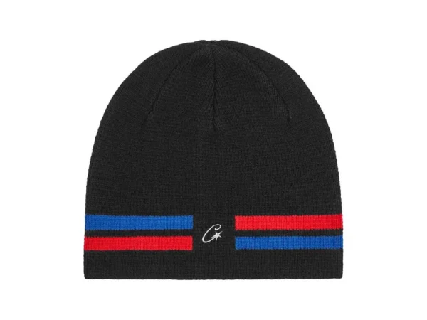 Corteiz VVS Beanie Black/Red/Blue