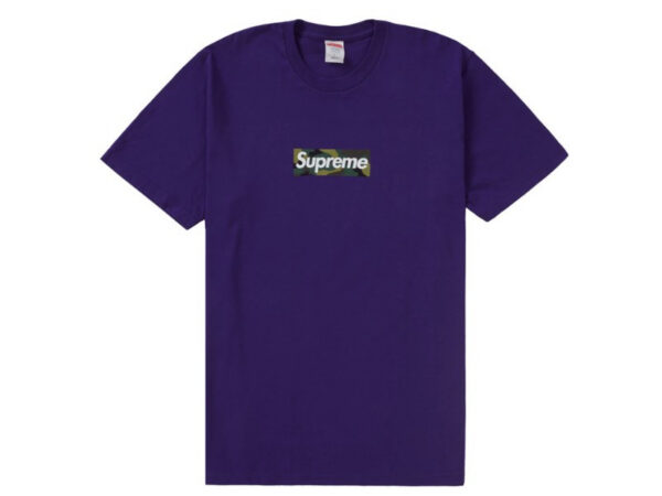 Supreme Box Logo Tee (FW23, Purple) - SUP-BLT-FW23-PUR - Acquista su ResellPiacenza