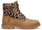 Timberland 6" Premium Boot Leopard Print Beige Nubuck (Women's) - TB0A5M5NEN3 - Acquista su ResellPiacenza