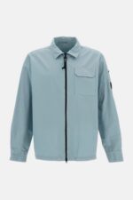 C.P. Company Men's Blue Organic Gabardine Overshirt
