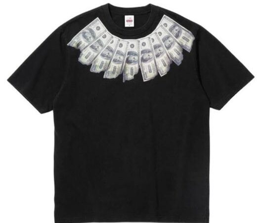 Supreme x MM6 Maison Margiela Money S/S Top (Black)