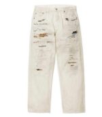 Supreme x MM6 Maison Margiela Distressed Loose Fit Selvedge Jean (Ecru)