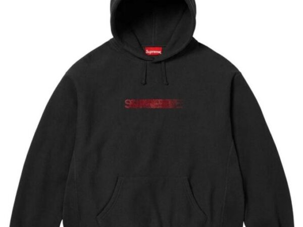 Swarovski® Motion Logo Hooded Sweatshirt (FW25, Black)