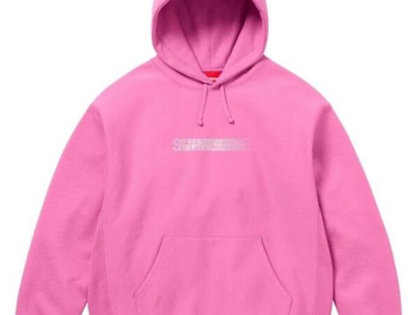 Swarovski® Motion Logo Hooded Sweatshirt (FW25, Pink)