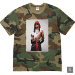 Supreme Playboi Carti Tee (FW25, Woodland Camo)