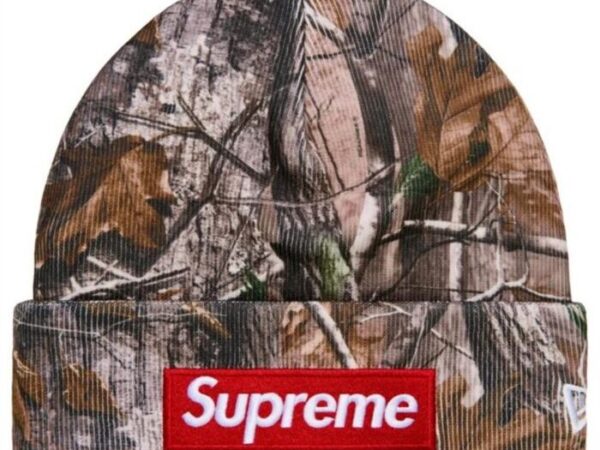 New Era® Box Logo Beanie (FW25, Real Tree Camo)