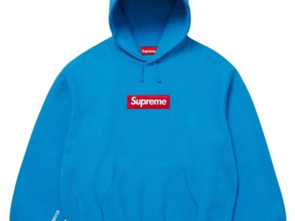 Box Logo Hooded Sweatshirt (FW25, Fluo Blue)