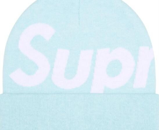 Big Logo Beanie (FW25, Light Blue)