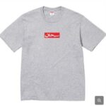 Arabic Box Logo Tee (SS26, Heather Grey)