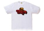 BAPE Color Camo Milo On Bape T-Shirt White/Red - bape-color-camo-milo-on-bape-t-shirt-white-red - Acquista su ResellPiacenza