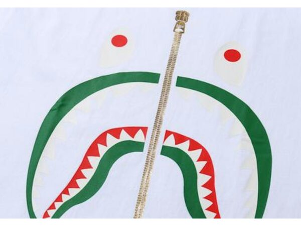 BAPE Colors Shark T-Shirt White/Blue - bape-colors-shark-t-shirt-white-blue-gallery-1 - Acquista su ResellPiacenza