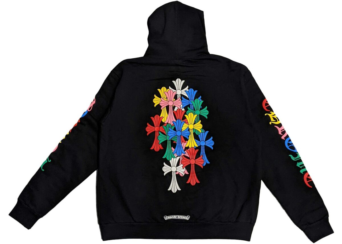 Chrome Hearts Multi Color Cross Cemetery Zip Up Hoodie Black - chrome-hearts-multi-color-cross-cemetery-zip-up-hoodie-black - Acquista su ResellPiacenza
