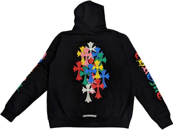 Chrome Hearts Multi Color Cross Cemetery Zip Up Hoodie Black - chrome-hearts-multi-color-cross-cemetery-zip-up-hoodie-black - Acquista su ResellPiacenza