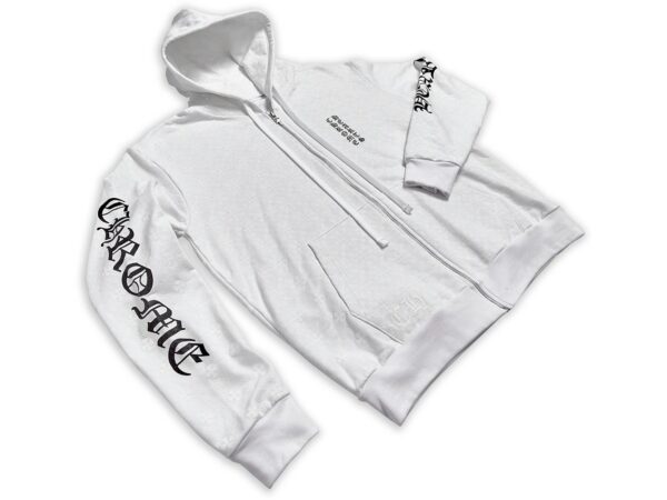 Chrome Hearts Plus Cross All Over Print Zip Up Hoodie White - chrome-hearts-plus-cross-all-over-print-zip-up-hoodie-white - Acquista su ResellPiacenza