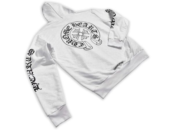 Chrome Hearts Plus Cross All Over Print Zip Up Hoodie White - chrome-hearts-plus-cross-all-over-print-zip-up-hoodie-white-gallery-1 - Acquista su ResellPiacenza