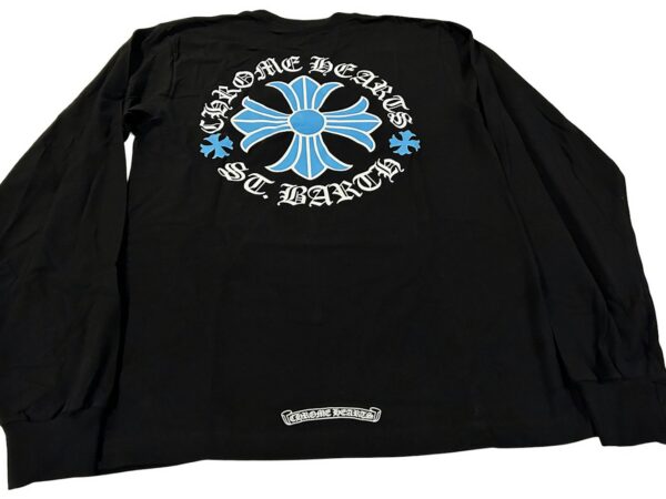Chrome Hearts St. Barth's Exclusive Long Sleeve T-shirt Black/Blue - chrome-hearts-st-barths-exclusive-long-sleeve-t-shirt-black-blue - Acquista su ResellPiacenza